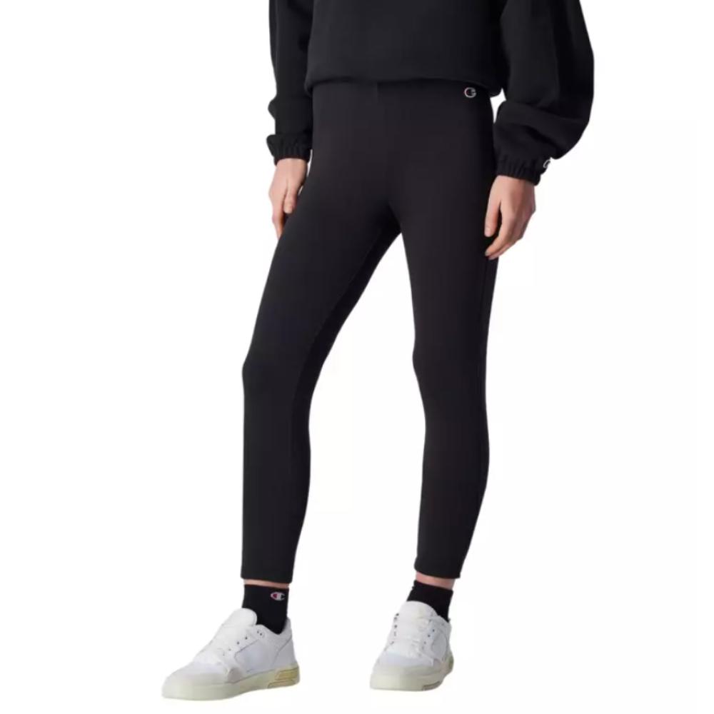 CHAMPION Soft Fleece Leggings Mujer Black – Mallas de Felpa Suave y Cálida 117567