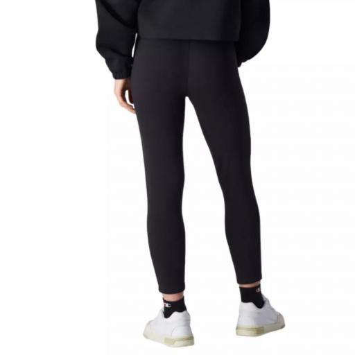 CHAMPION Soft Fleece Leggings Mujer Black – Mallas de Felpa Suave y Cálida 117567 [1]