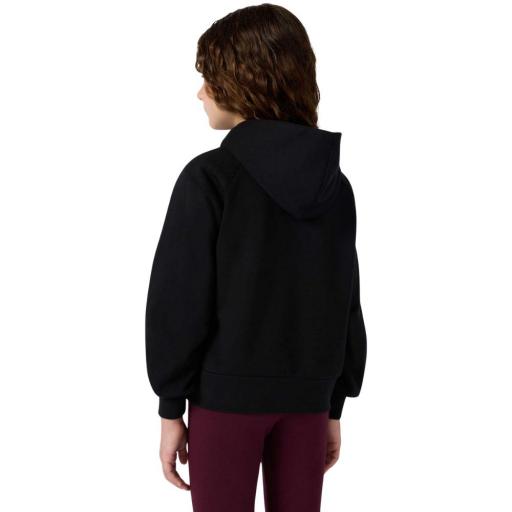 CHAMPION Sudadera Algodón Con Capucha Gráfica Niña. 405218 negro. [2]
