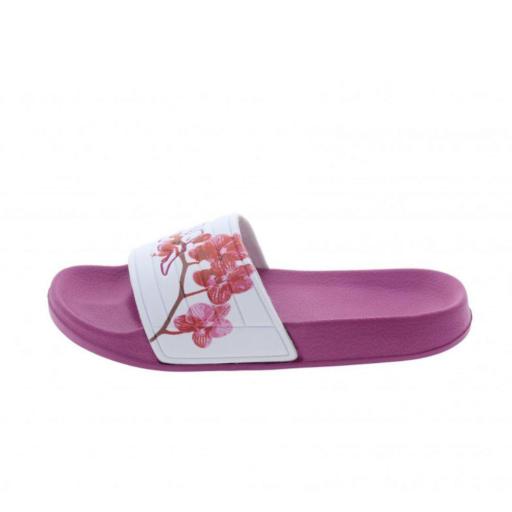 CHANCLAS KAPPA NOLES 7 Mujer. Blanco/rosa. 311H5WW [3]