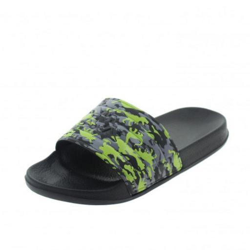 CHANCLAS NIÑO KAPPA CHANCLAS NOLES 6 KID. 351K2UW Black-green [2]