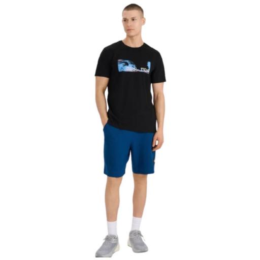 CAMISETA 4F REGULAR DE HOMBRE CON ESTAMPADO. TTSHM2030 Negra [3]