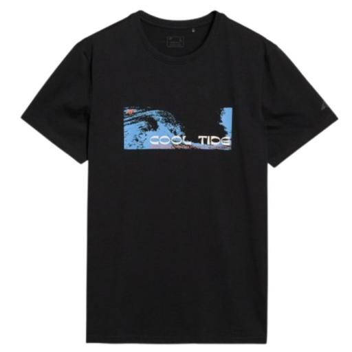 CAMISETA 4F REGULAR DE HOMBRE CON ESTAMPADO. TTSHM2030 Negra [4]