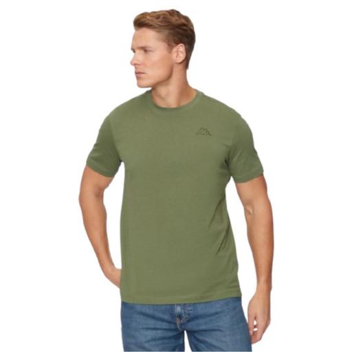 Camiseta Hombre KAPPA KORPO CAFERS. Green Olive 304J150