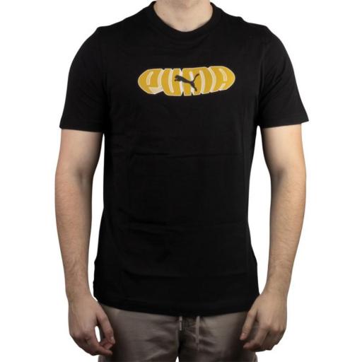 Camiseta Hombre PUMA ESS+ GRAPHIC. 686890 01 Black