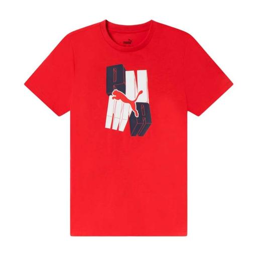 Camiseta Niño PUMA ESS GRAPHIC. Red 686895 11