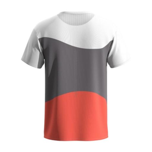 Camiseta Pádel Hombre JOMA TORNEO. White-coral 103966.200 [2]