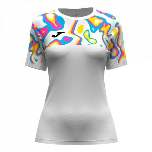 Camiseta Pádel Mujer JOMA TORNEO CAPSULE. 902443.200 Blanco