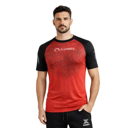 Camiseta Running Hombre Lurbel Samba Pixel – Técnica, Ligera y Antibacteriana [0]