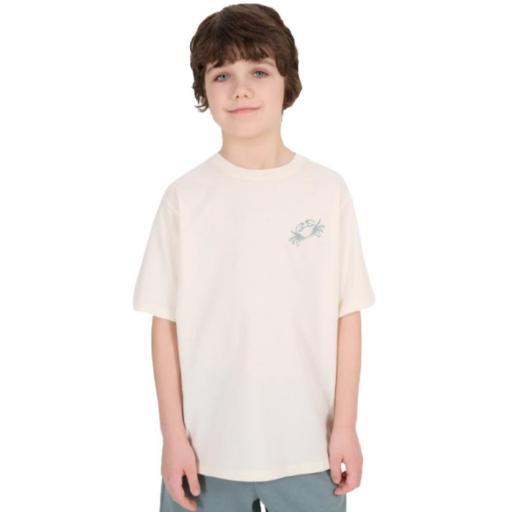 Camiseta oversize para niño con estampado 4F TTSHM1914- blanca  [0]