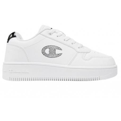 Zapatillas Rebound Platform Glitter G Gs Low Cut Shoe S32872-CHA-WW009 Blanco [0]