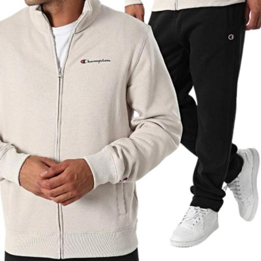 Chándal Hombre CHAMPION 220288 ES057. Beige-Negro [1]