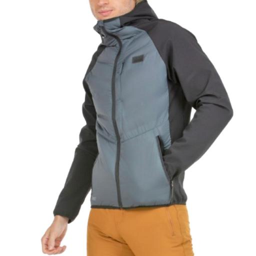 Chaqueta Híbrida Hombre +8000 LETON. Antracita [1]