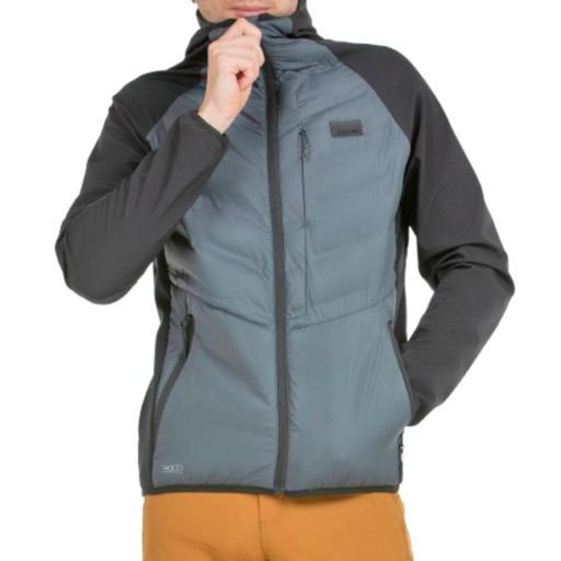 Chaqueta Híbrida Hombre +8000 LETON. Antracita