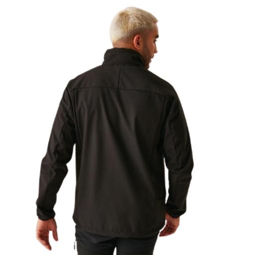 Chaqueta Softshell REGATTA MOUTDALE. Negro RML262 [1]