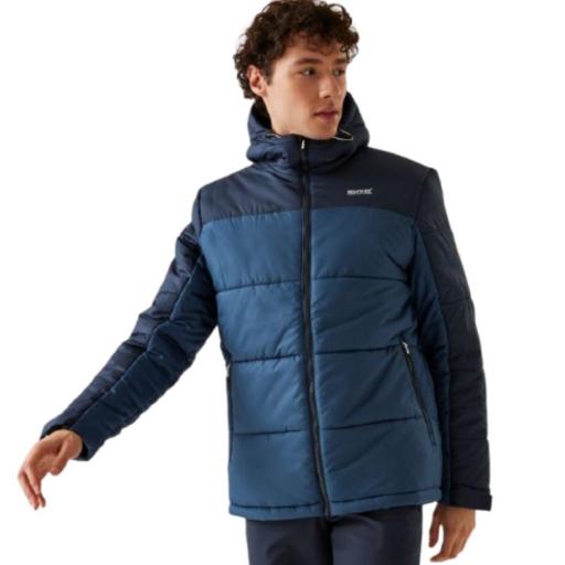 Chaqueta con Capucha Hombre Regatta Nevado VII. Navy /Admiral. RMN257