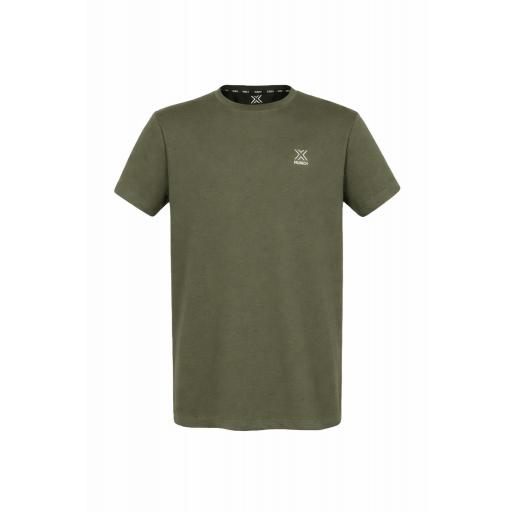 Camiseta Munich Logo 2507609 Khaki – Camiseta Hombre Algodón Técnico Regular Fit