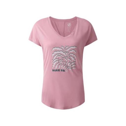 DARE2B SERENE Mujer DWT791 Lila. Camiseta ligera de manga corta.  [2]