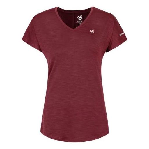 Dare2B Camiseta de manga corta Vigilant. DWT455 Deep Plum. [3]