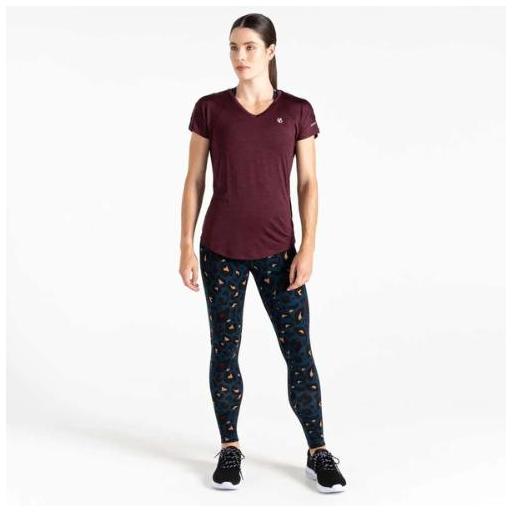 Dare2B Camiseta de manga corta Vigilant. DWT455 Deep Plum. [2]