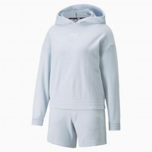 PUMA Loungewear Shorts Suit. Arctic Ice. 847459 21