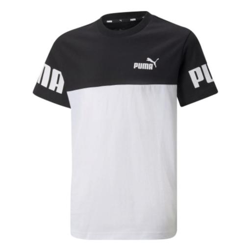 PUMA Camiseta Junior Power Tee. Black/white. 847305 01 [3]