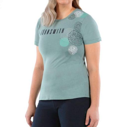 JOHN SMITH Camiseta Mujer Proportions PLECO. Mentol