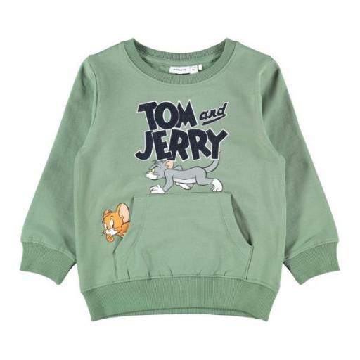 Name It Sudadera Tom y Jerry. Green. 13186270 