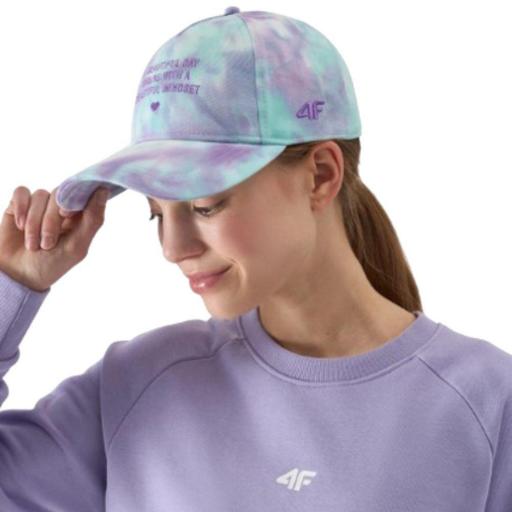 GORRA DE NIÑA CON TIRANTES 4F MULTICOLOR ACABF247 [0]