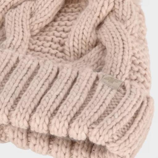 GORRO DE INVIERNO PARA MUJER - BEIGE 4F ACAPF411 [1]