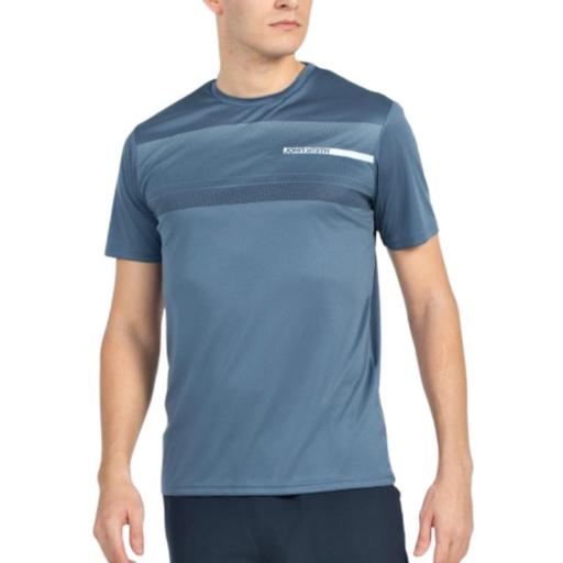 JOHN SMITH BEIJIN Gris Azulado. Camiseta Deportiva para Hombre.  [1]