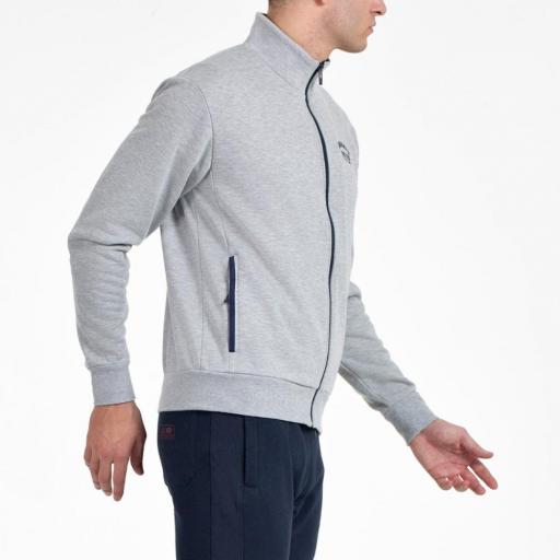 JOHN SMITH FRIOS Sudadera Hombre Gris Vigoré – Felpa Perchada Cálida y Cómoda [2]