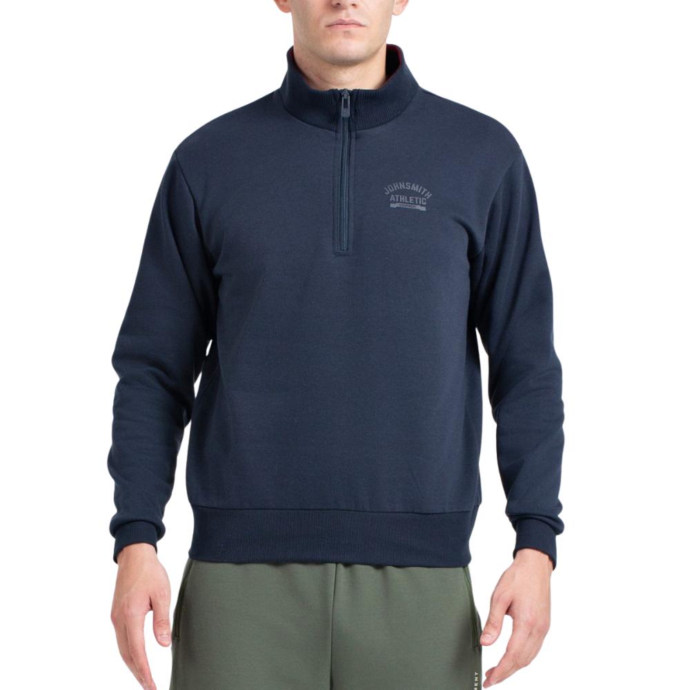 JOHN SMITH FULU Azul Marino Hombre – Sudadera de Felpa Perchada con Estilo y Confort