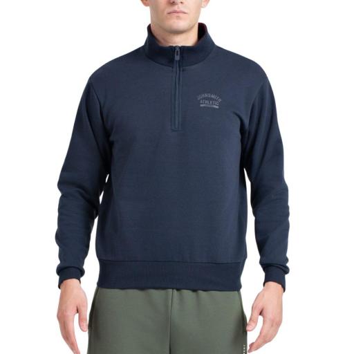 JOHN SMITH FULU Azul Marino Hombre – Sudadera de Felpa Perchada con Estilo y Confort