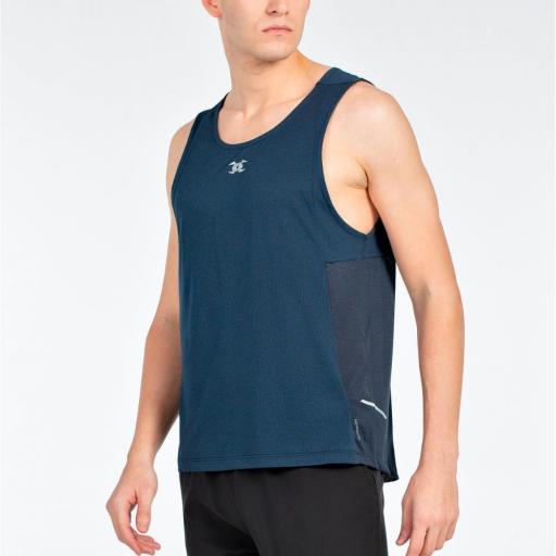 JOHN SMITH HEZE. Azul oscuro. Camiseta tirantes hombre.  [1]