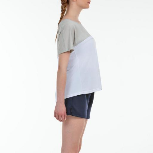 JOHN SMITH MELLID. Blanco. Camiseta Mujer cuello barca. [2]