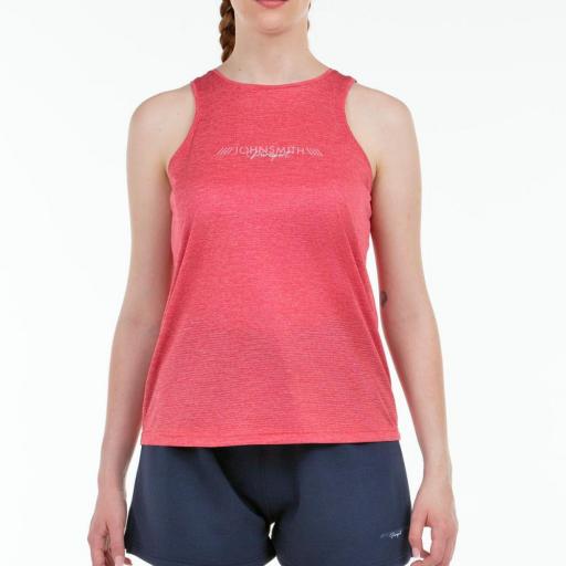 JOHN SMITH MUXIA. Vino Rosado. Camiseta Tirantes Mujer. 