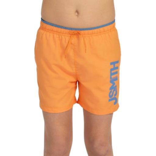 JOHN SMITH NAZARE J Mandarina. Bañador microfibra Junior. 