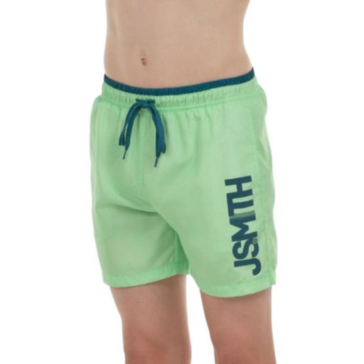 JOHN SMITH NAZARE J Verde manzana. Bañador microfibra Junior.  [1]