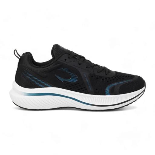 JOHN SMITH RILAS 25V. Negro/petróleo. Zapatillas Running hombre.