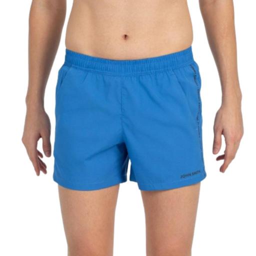 JOHN SMITH VALDO Azul Intenso. Bañador microfibra para Hombre.  [0]
