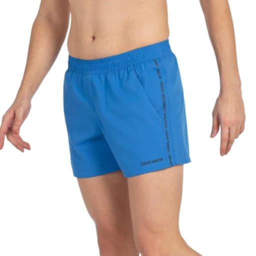 JOHN SMITH VALDO Azul Intenso. Bañador microfibra para Hombre.  [2]