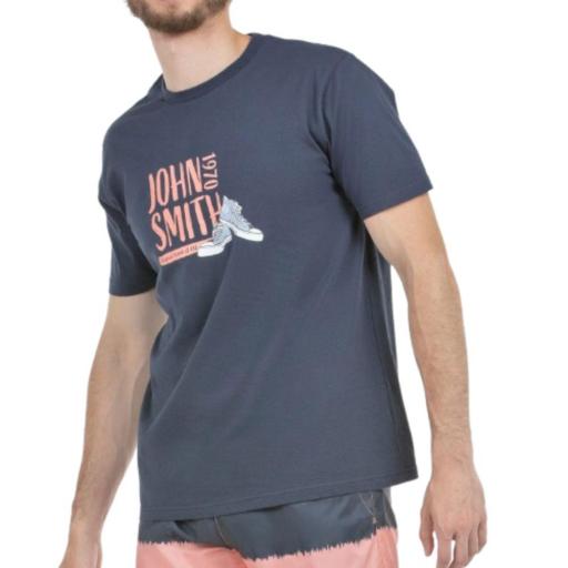 JOHN SMITH VERIN M. Azul Marino. Camiseta manga corta Casual Hombre.  [1]