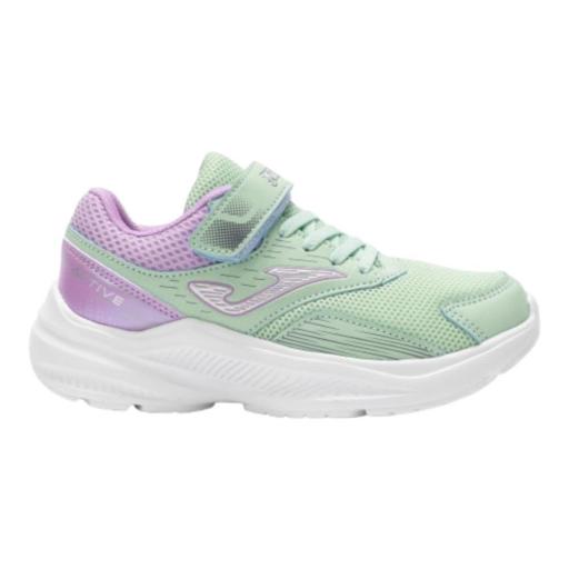 JOMA ACTIVE JR 2515 Light Green. Zapatillas Deportivas Niña