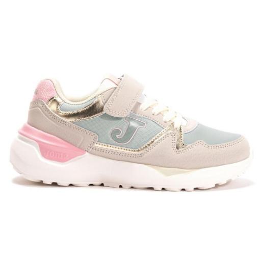 JOMA J.3080 JR 2535 Beige pink green. Zapatillas Moda Infantil