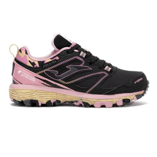 JOMA J.VORA JR 2501 Black Pink. Zapatillas trekking Junior. 
