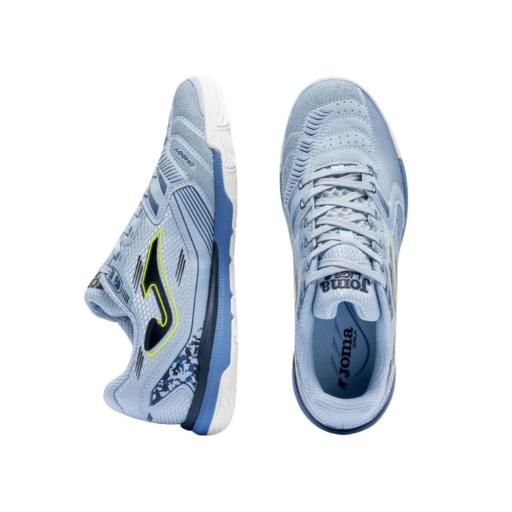 Zapatillas Fútbol Sala JOMA Liga 5 2605 Sky Blue Indoor – Agarre, Control y Durabilidad [3]