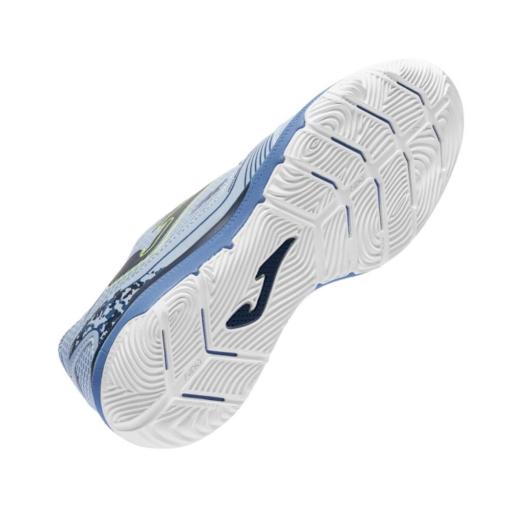 Zapatillas Fútbol Sala JOMA Liga 5 2605 Sky Blue Indoor – Agarre, Control y Durabilidad [4]
