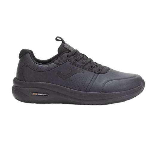 JOMA MERCURY MEN 2501 Black – Zapatillas Hombre con Memory Foam, Suela Antideslizante y Horma Ancha
