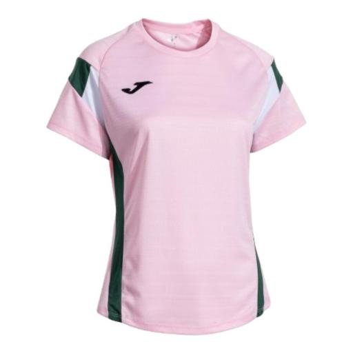 JOMA MONTREAL ROSA VERDE. Camiseta manga corta Mujer. 902518.544